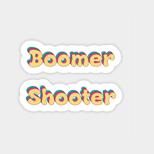 Boomer Shooter Retro Sticker